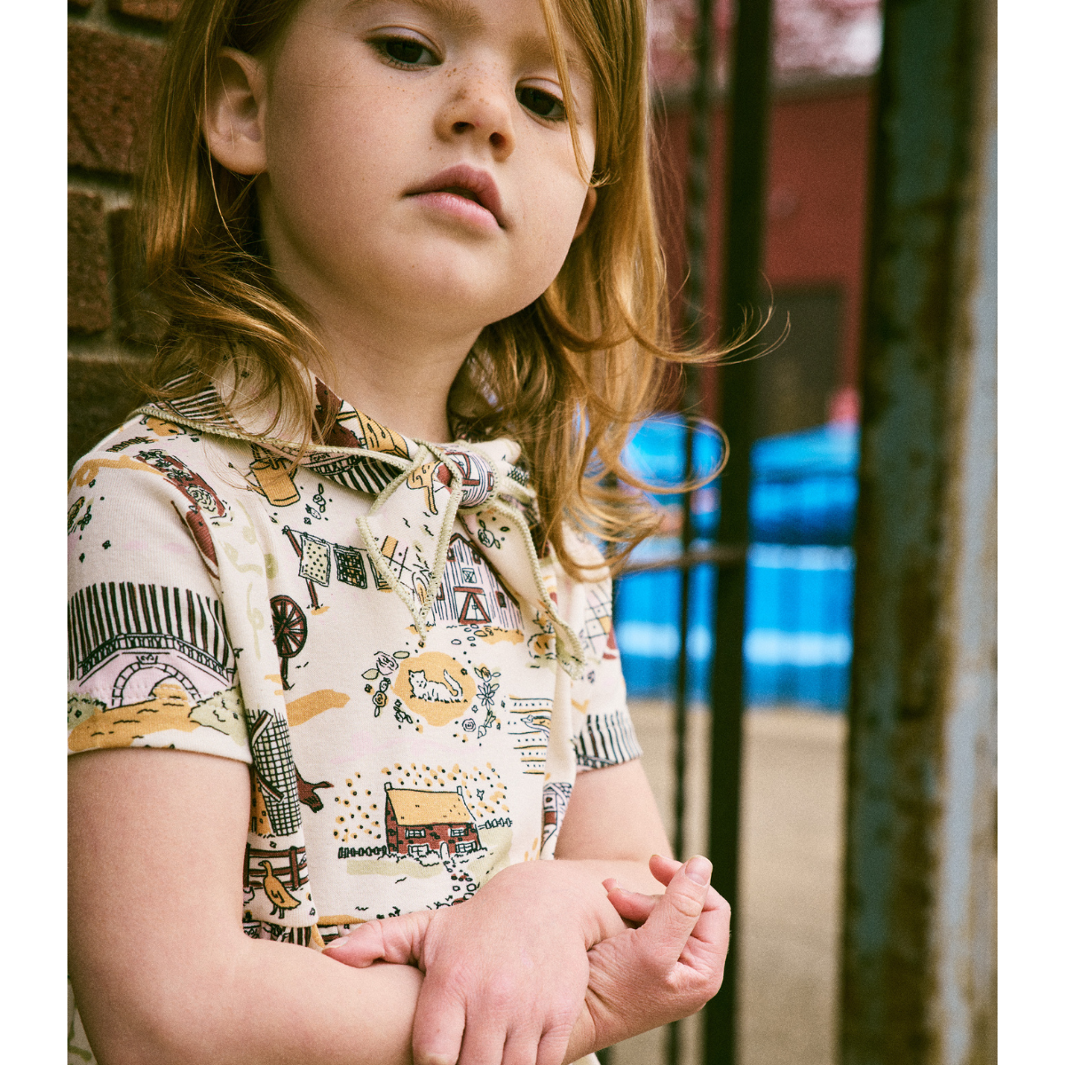 Misha&Puff - SCOUT PEPLUM TOP <MARZIPAN STORYLAND>