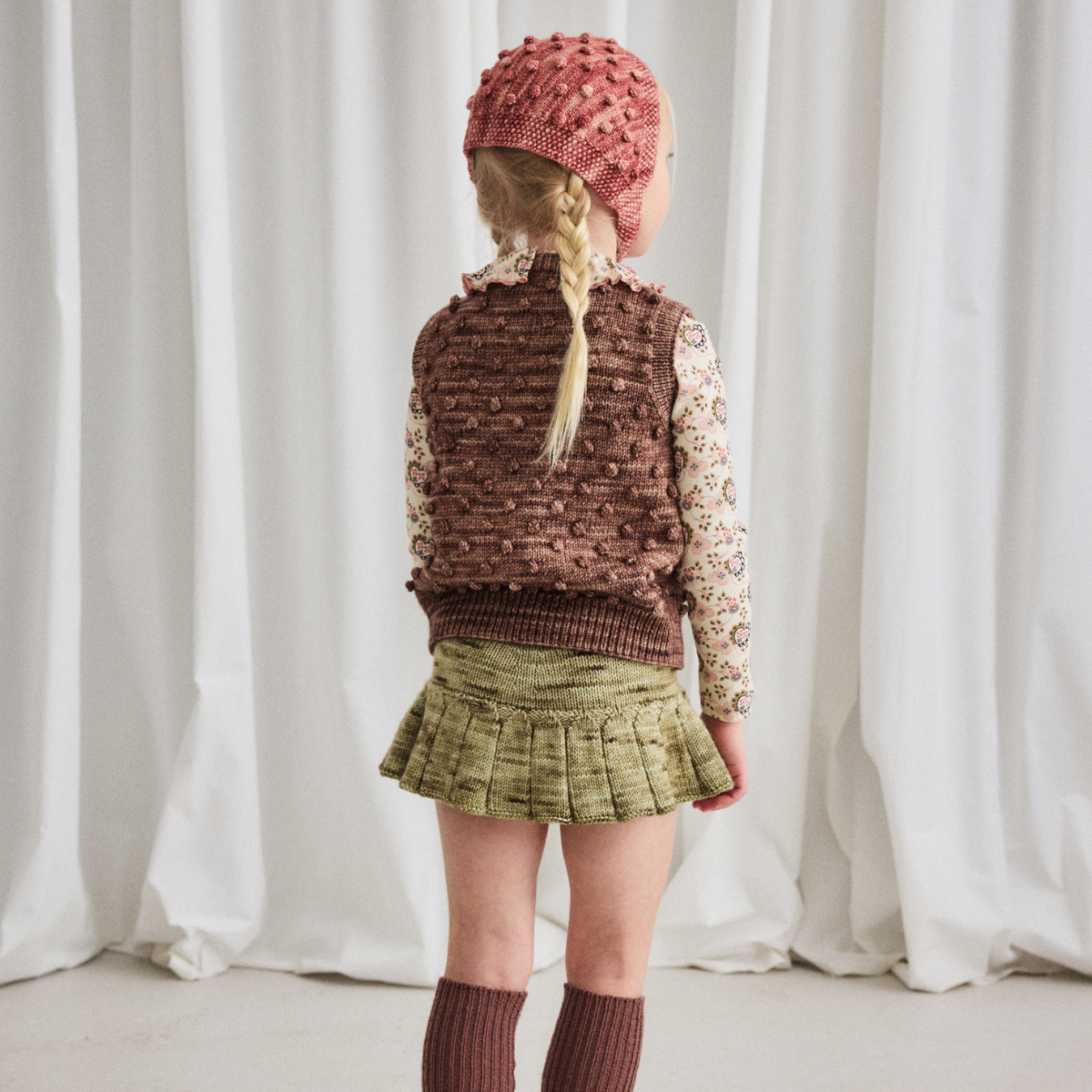 Misha&Puff - Popcorn Headwarmer<Prairie Rose>