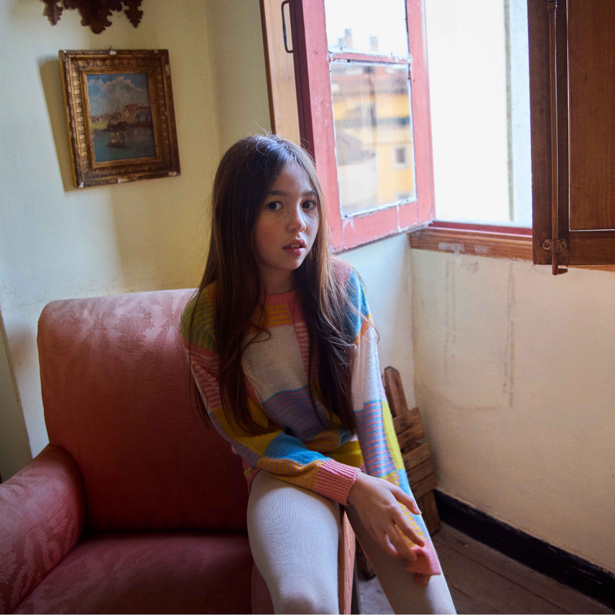 FISH&KIDS - PATCHWORK PASTELS SWEATER