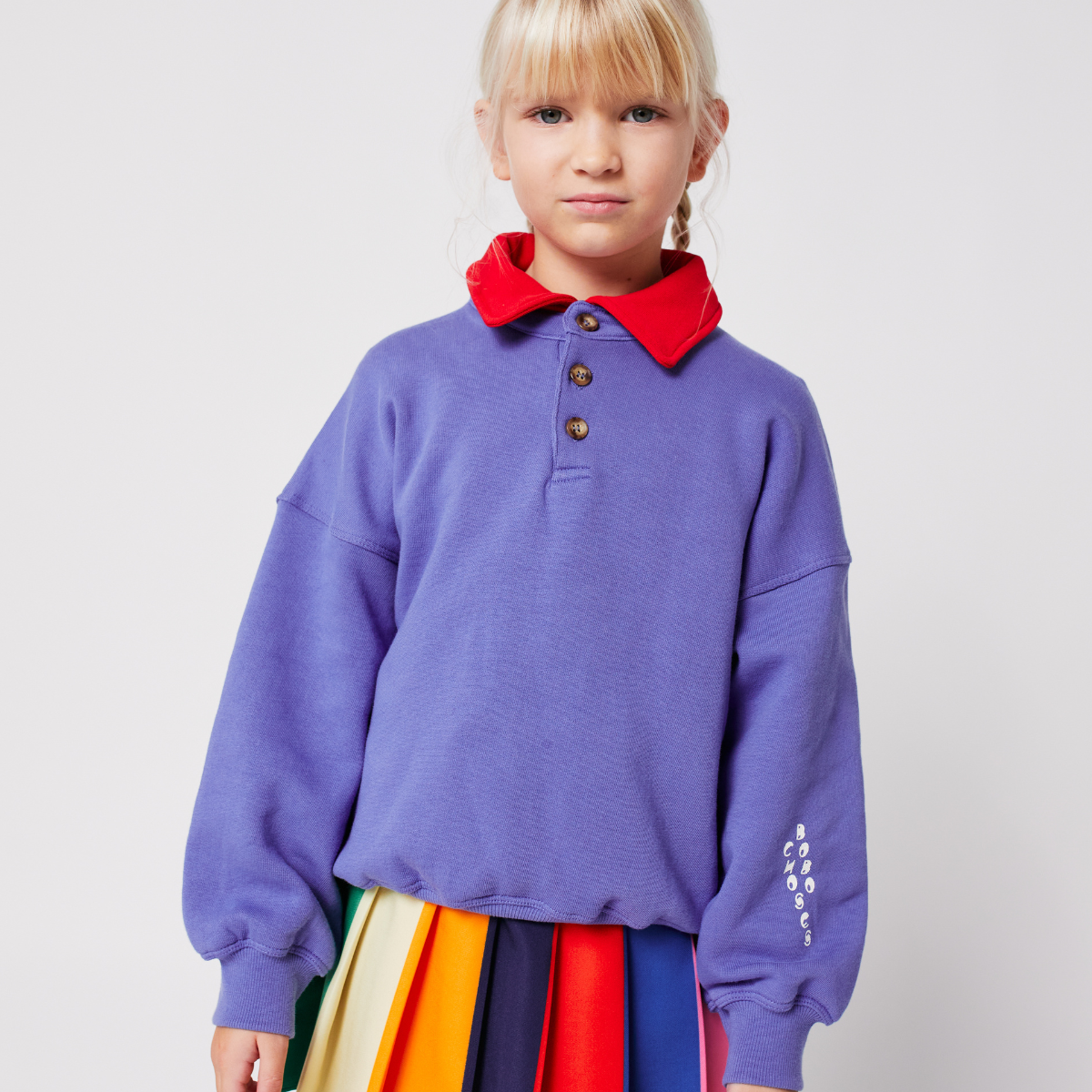 BOBO CHOSES - polo sweatshirt