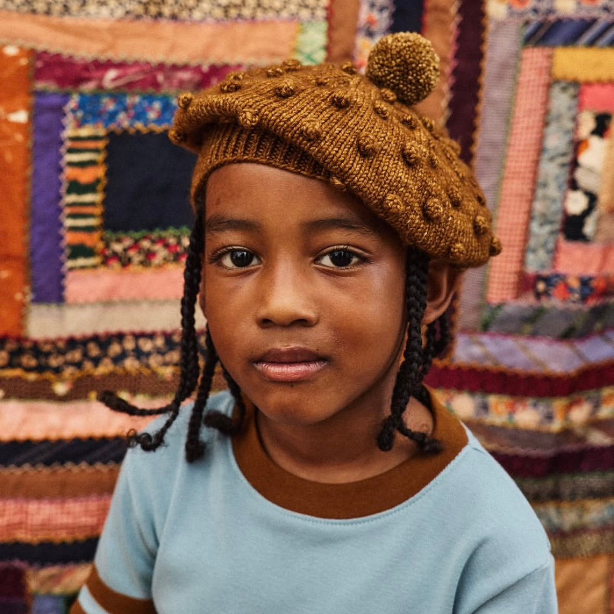 Misha&Puff - POPCORN BERET <NUTMEG>