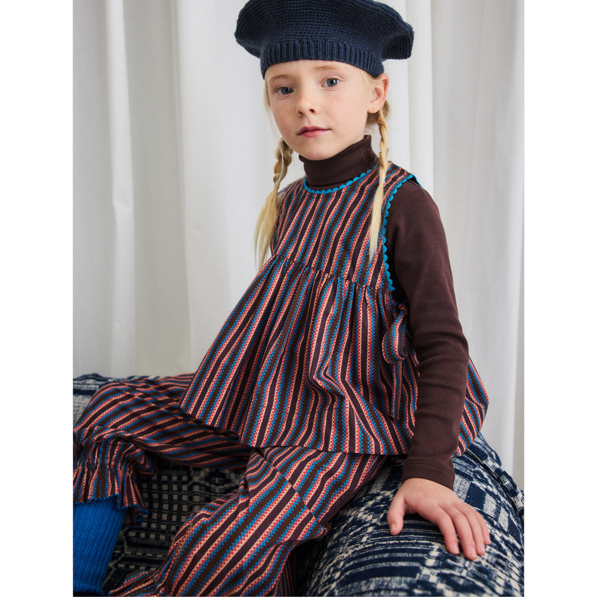Misha&Puff - Zuzu Pant<Raisin Vaquero Stripe>