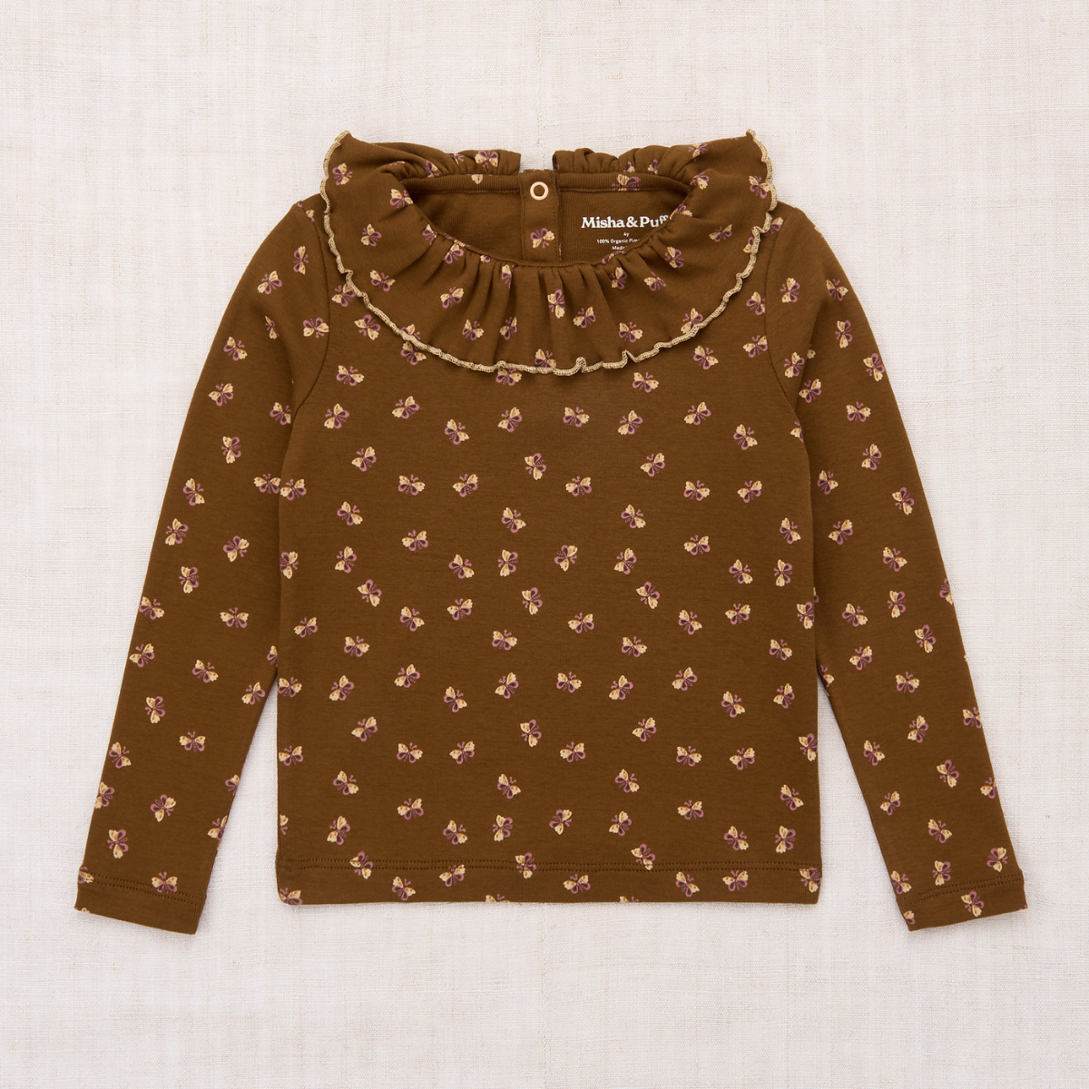 Misha&Puff - PALOMA TOP <NUTMEG MARIPOSA>