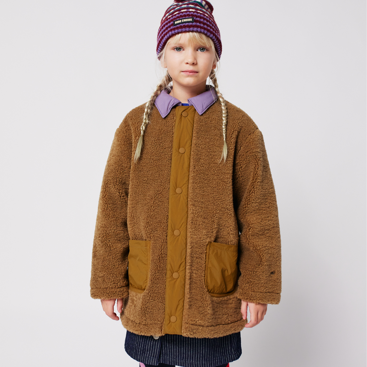 BOBO CHOSES - Bobo Choses sheepskin coat