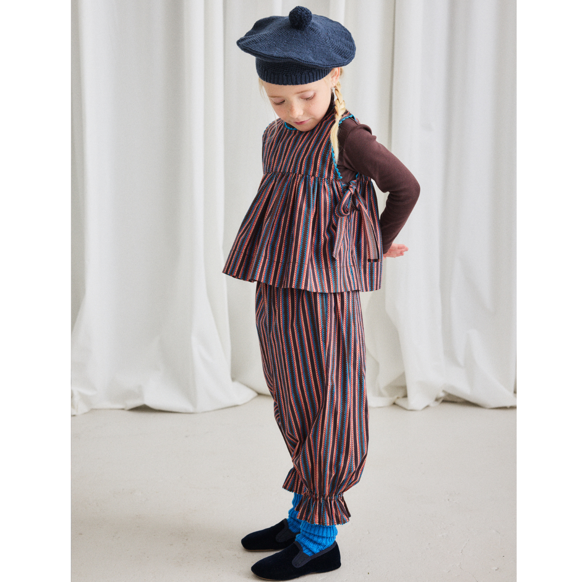 Misha&Puff - Zuzu Pant<Raisin Vaquero Stripe>