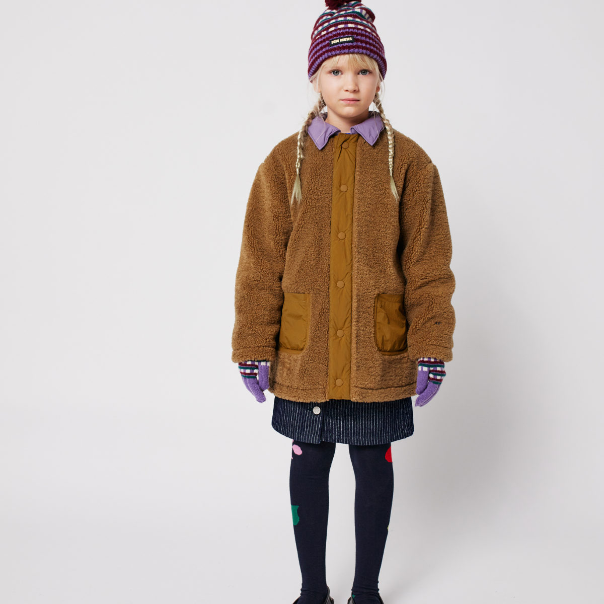 BOBO CHOSES - Bobo Choses sheepskin coat