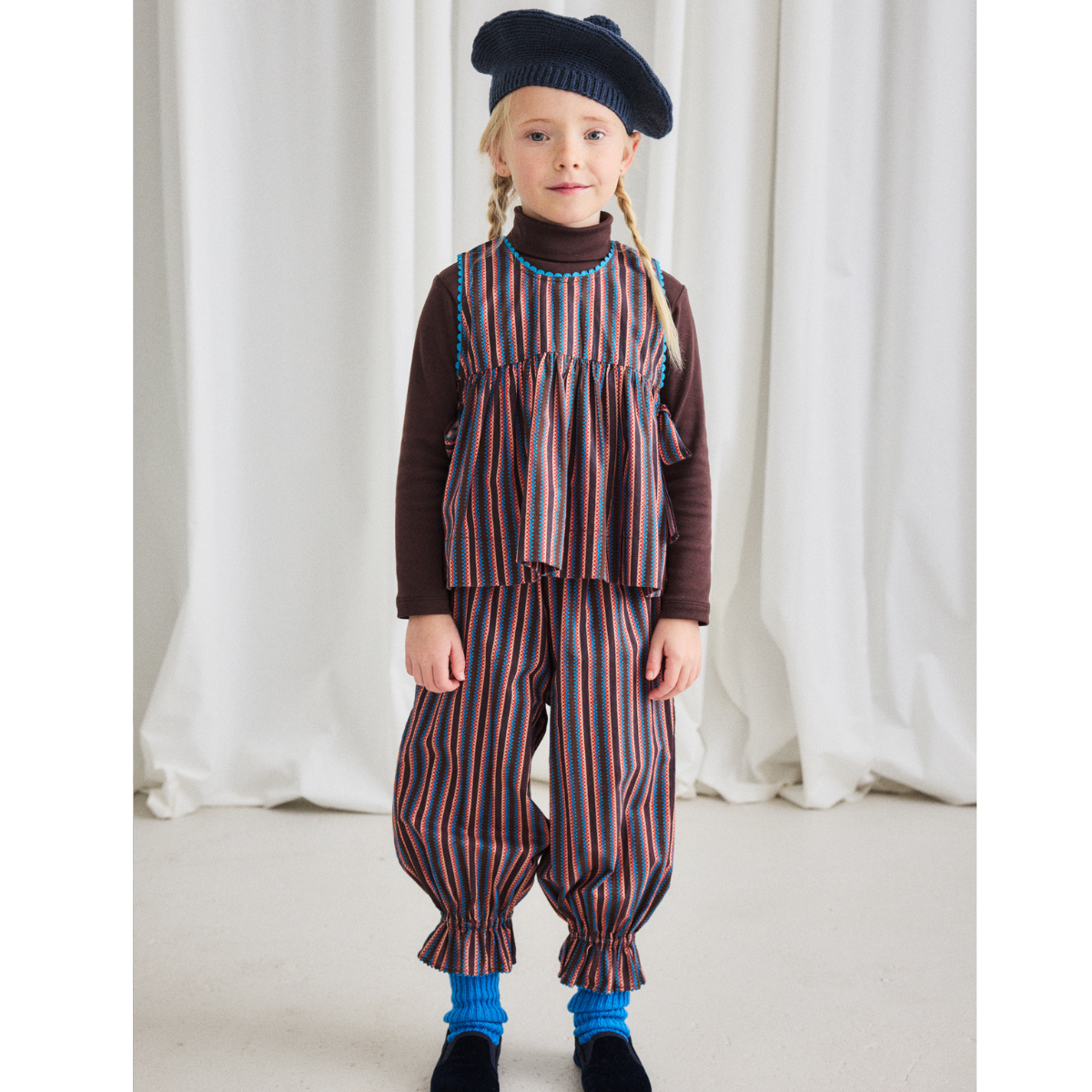 Misha&Puff - Zuzu Pant<Raisin Vaquero Stripe>