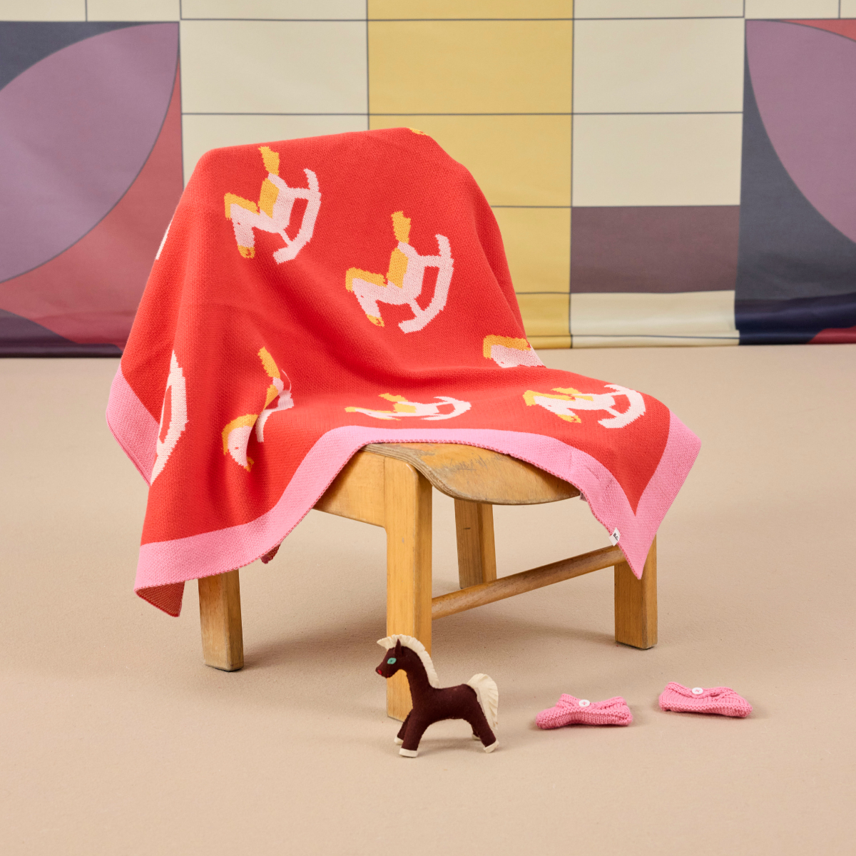 BOBO CHOSES - Rocking Horse knitted gift set