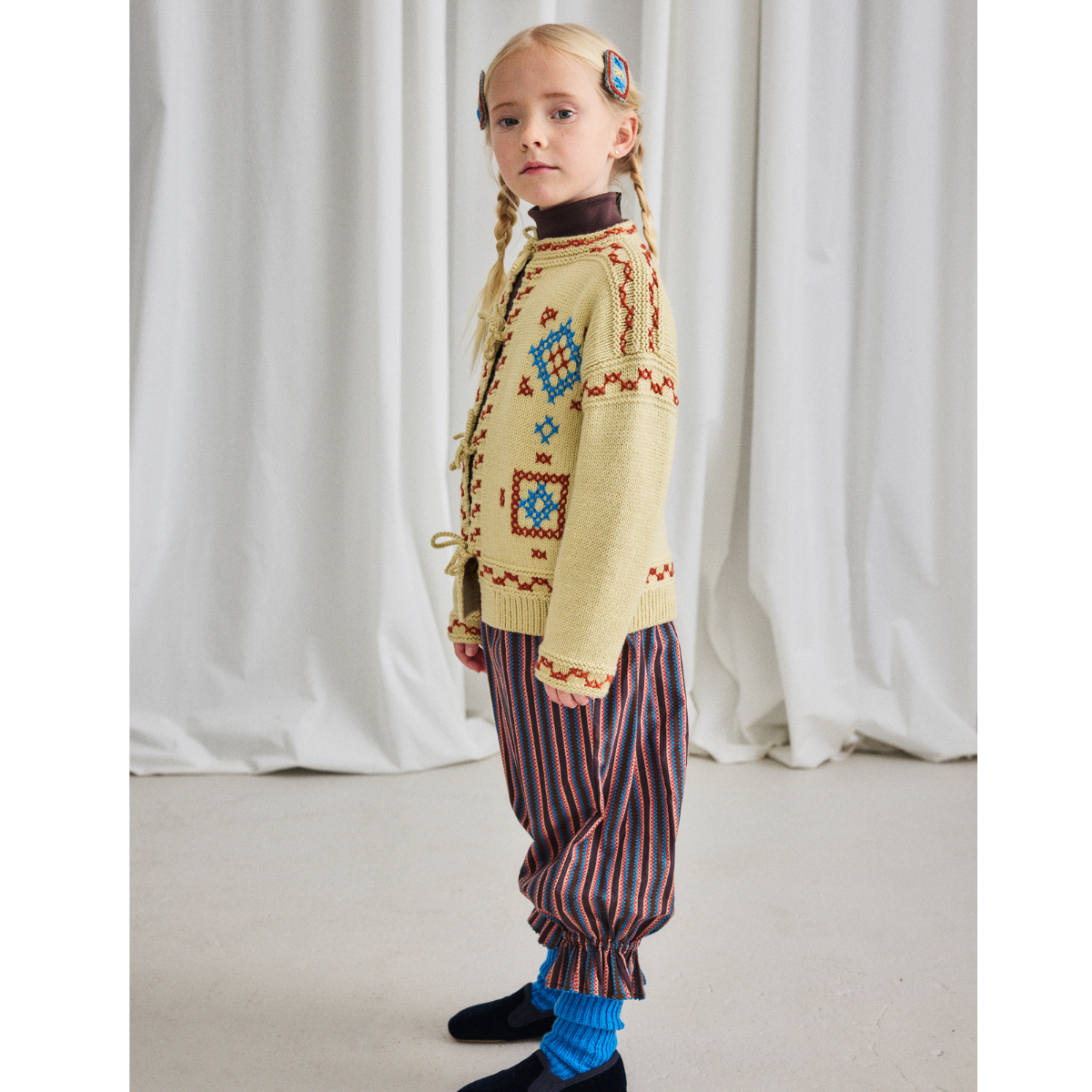 Misha&Puff - Zuzu Pant<Raisin Vaquero Stripe>