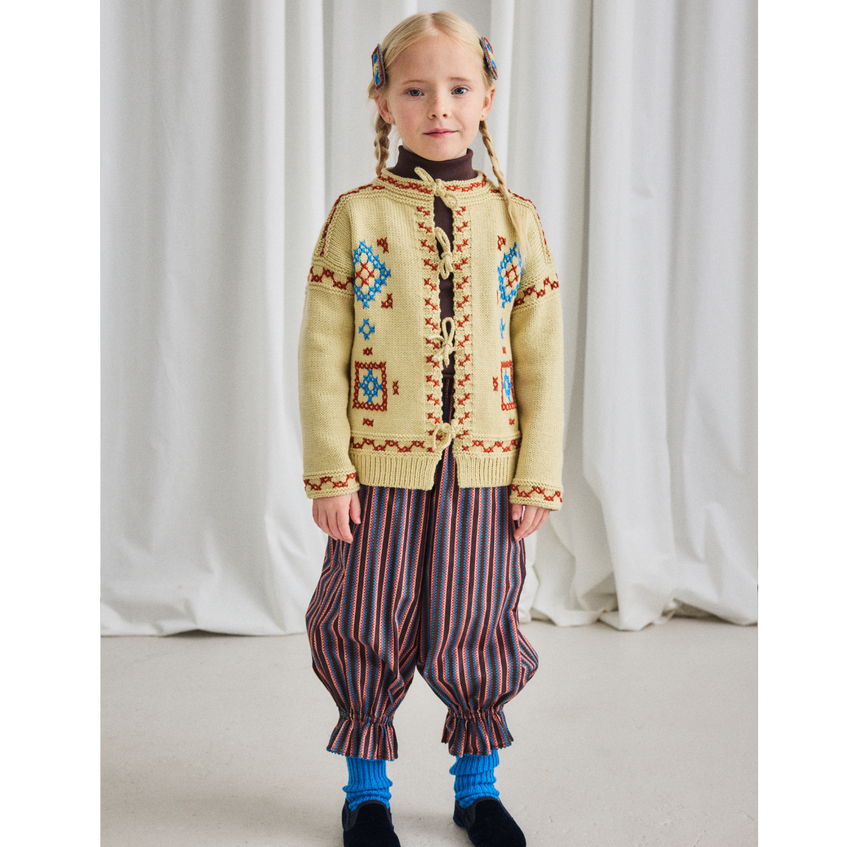 Misha&Puff - Zuzu Pant<Raisin Vaquero Stripe>