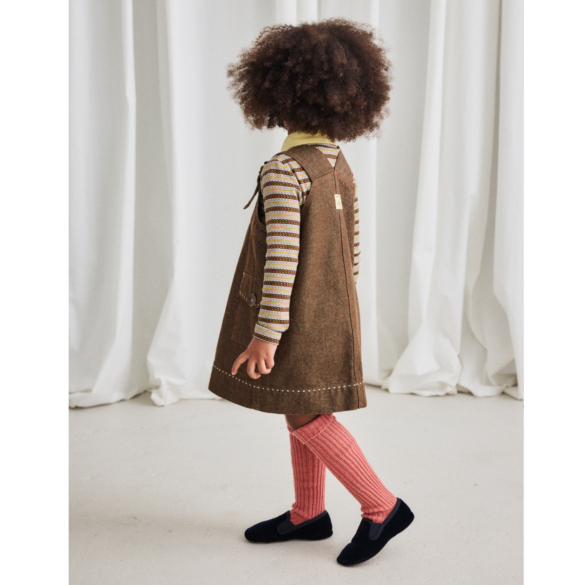Misha&Puff - Buckle Jumper Dress<Earth Denim>