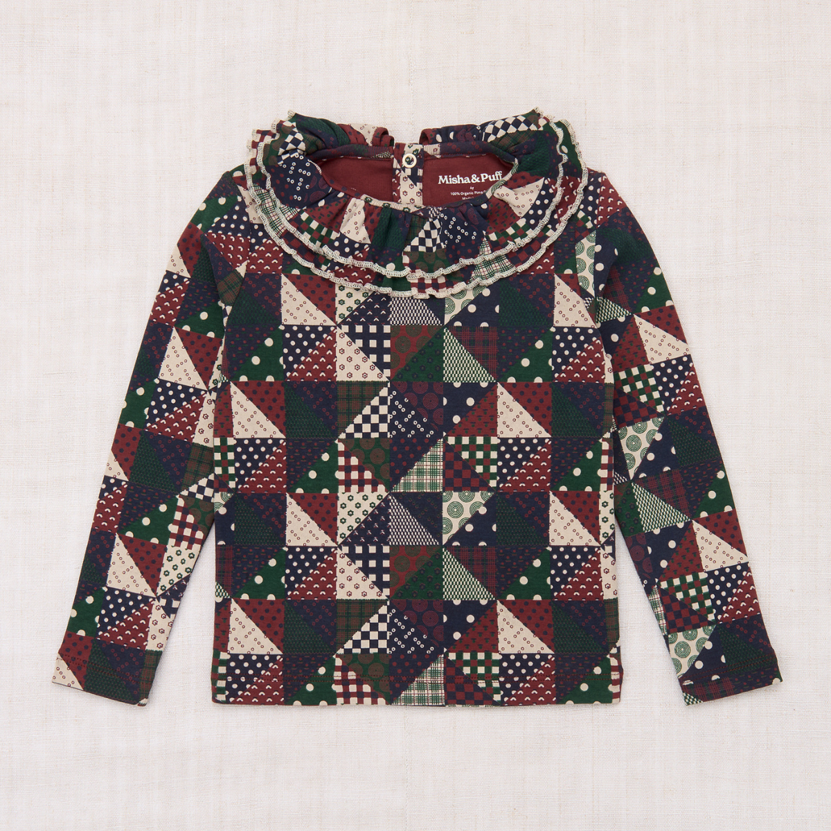 Misha&Puff - Sweetheart Top<Madder Root Patchwork>