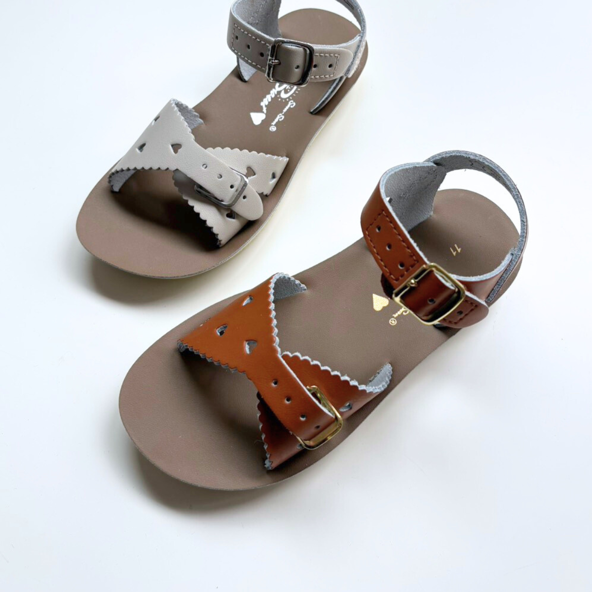 SaltWater Sandals - sweetheart<Tan>