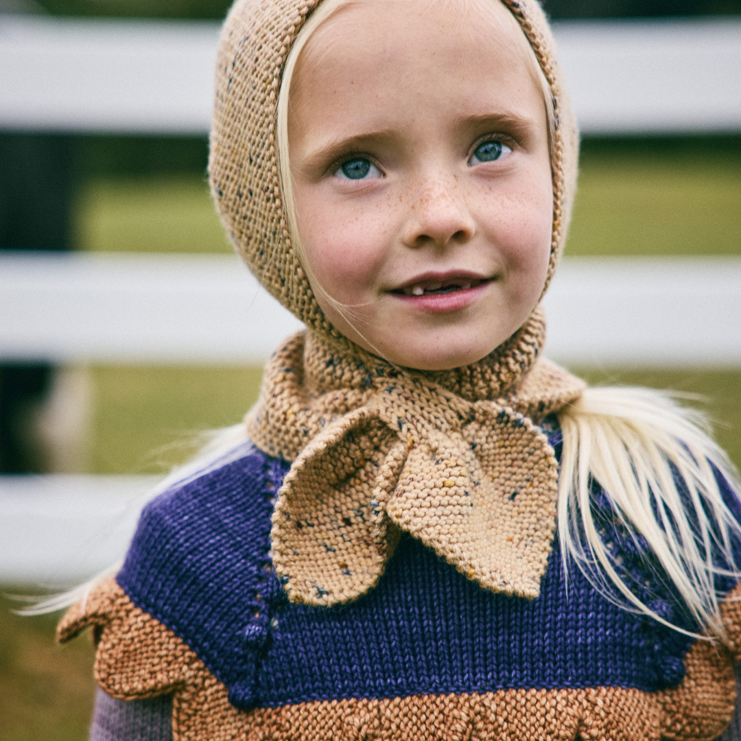 50%OFF / Misha&Puff - Sledding Hood<Camel Confetti>