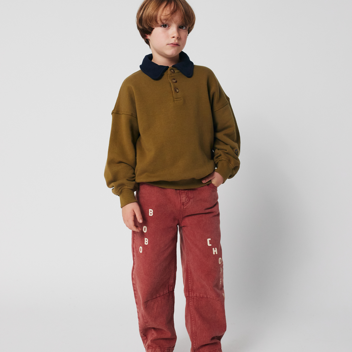 BOBO CHOSES - polo sweatshirt