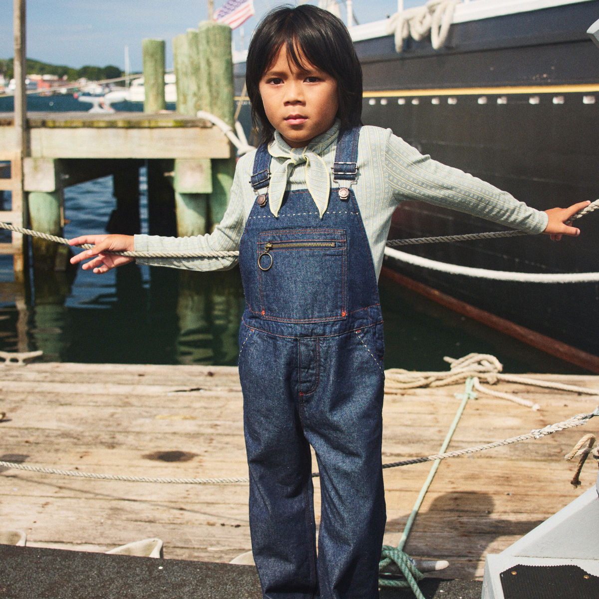 Misha&Puff - Scout Top<Overcast Little House Floral>