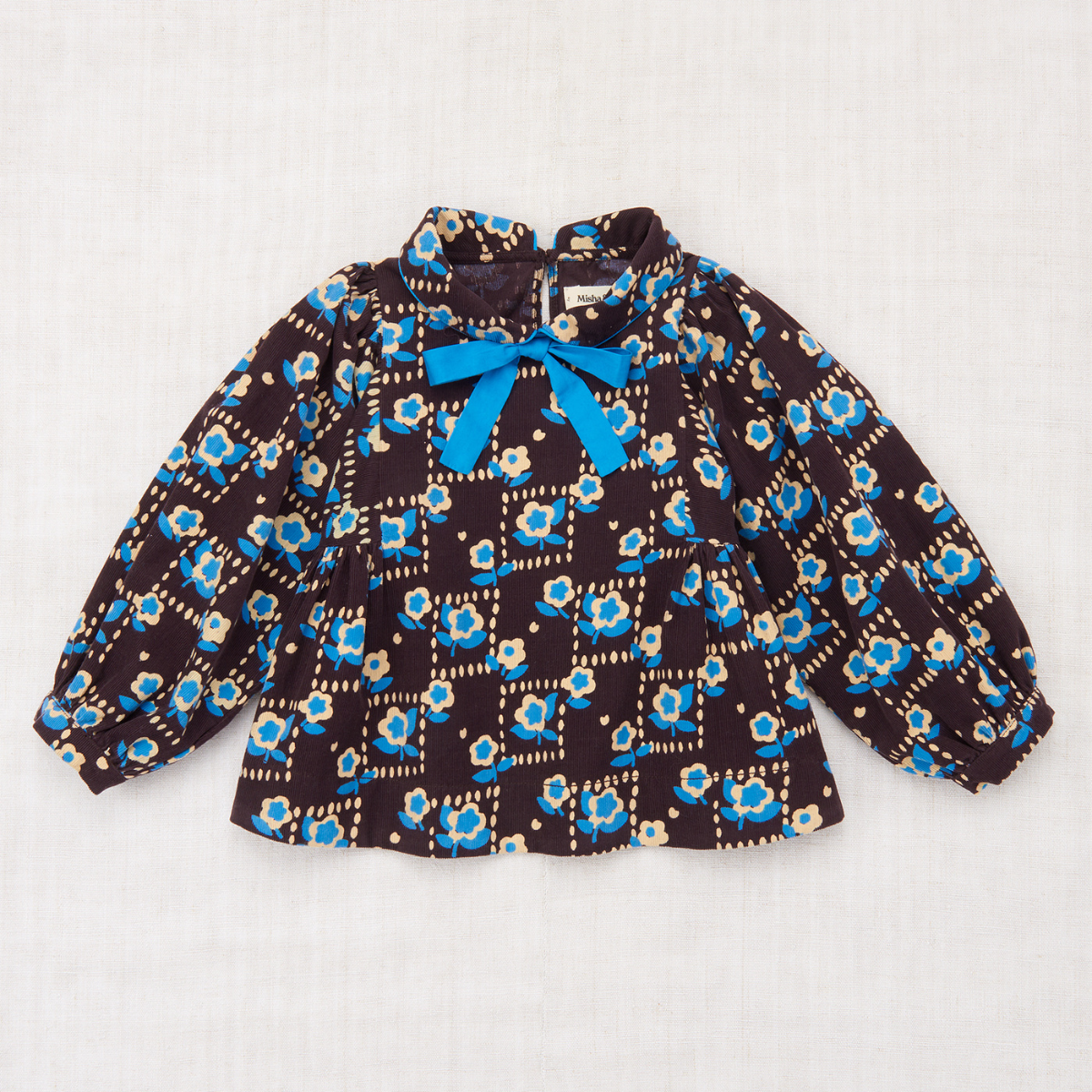 Misha&Puff - Corduroy Zora Blouse<Raisin Windowbox>