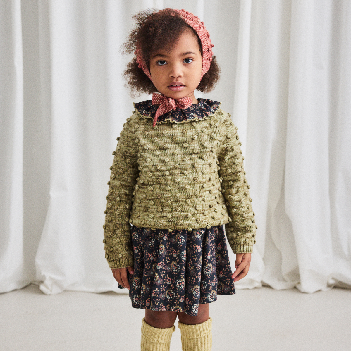 Misha&Puff - Popcorn Headwarmer<Prairie Rose>