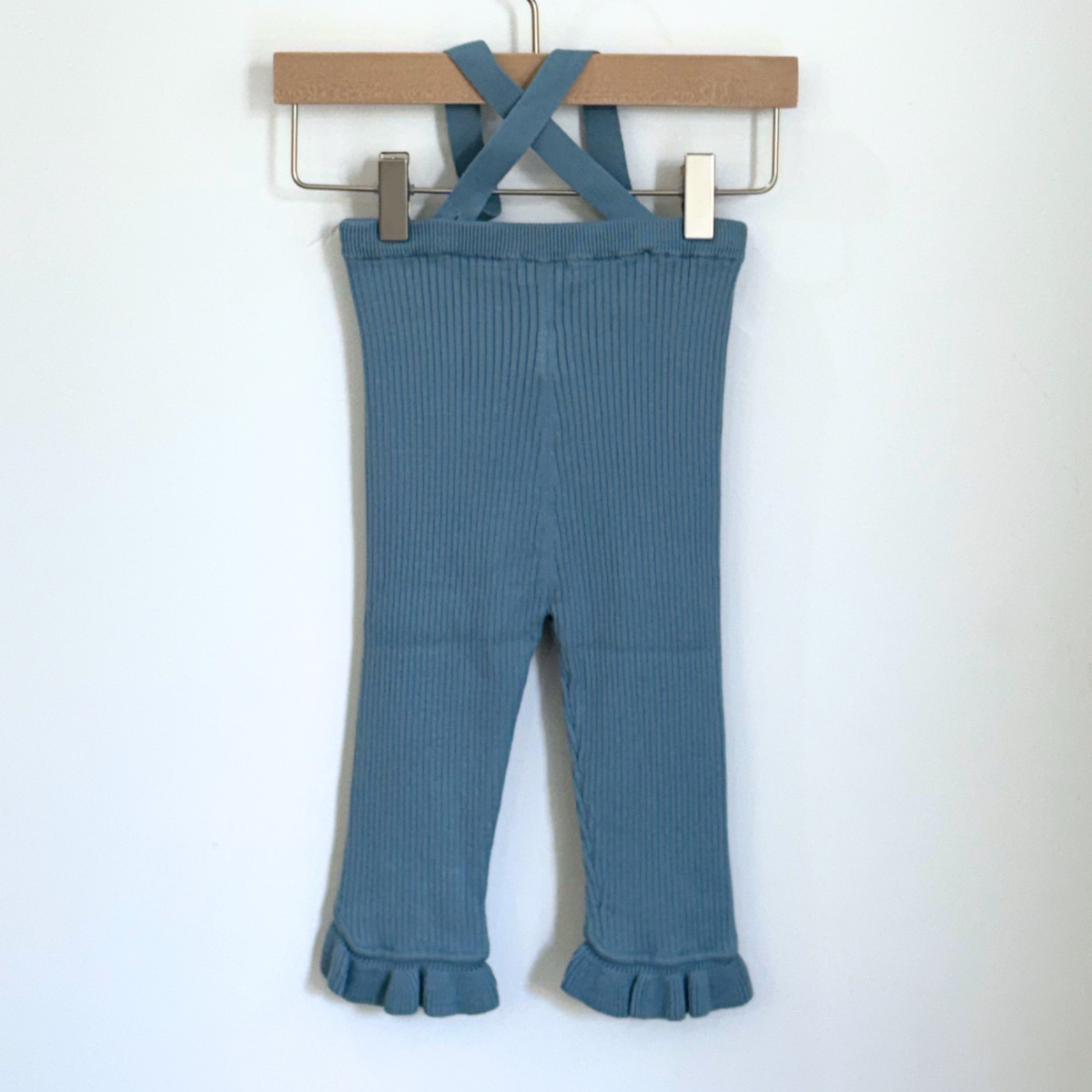 last one / süß - Frilled Knit Unitard <Earth Blue>