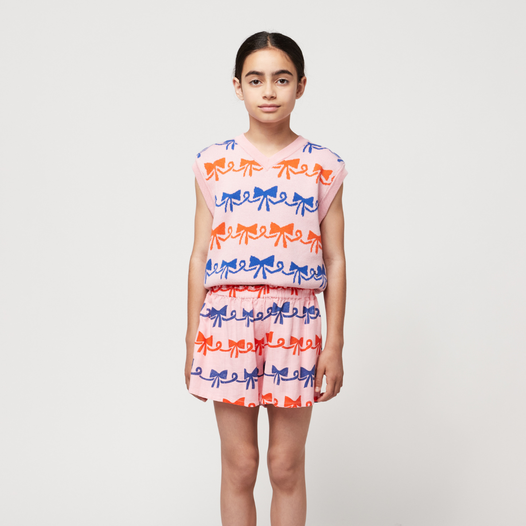 BOBO CHOSES - Ribbon Bow all over woven shorts
