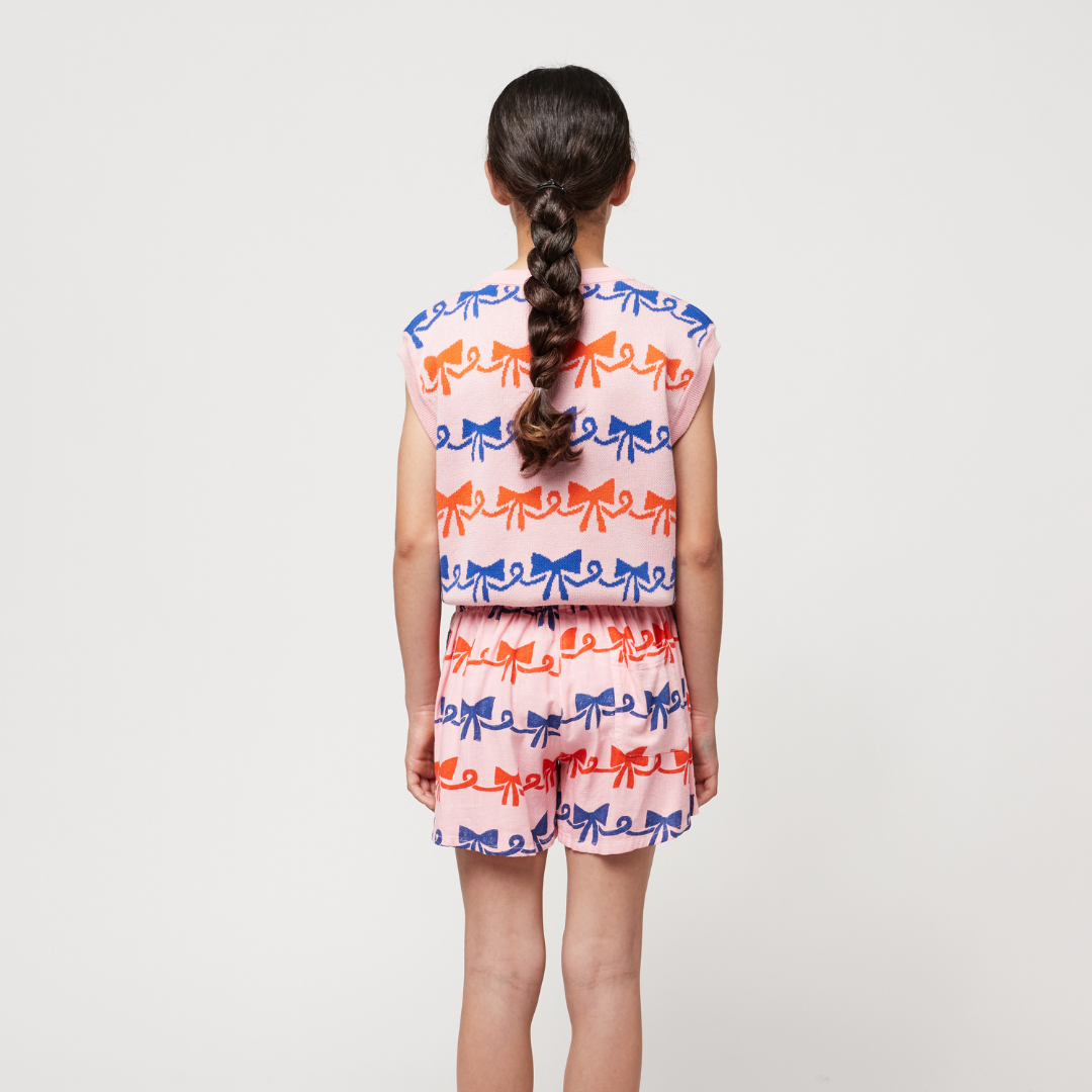 BOBO CHOSES - Ribbon Bow all over woven shorts