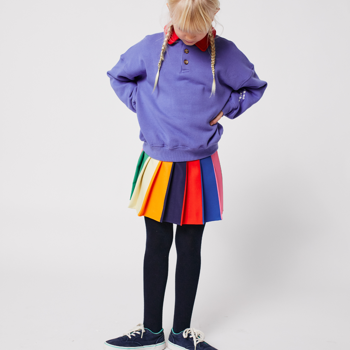 BOBO CHOSES - polo sweatshirt