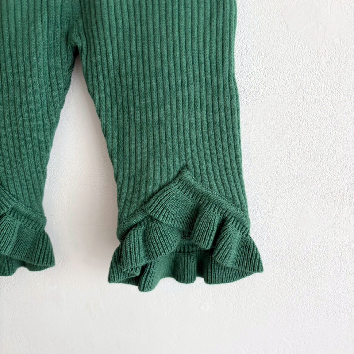 süß - Frilled Knit Unitard <Green>