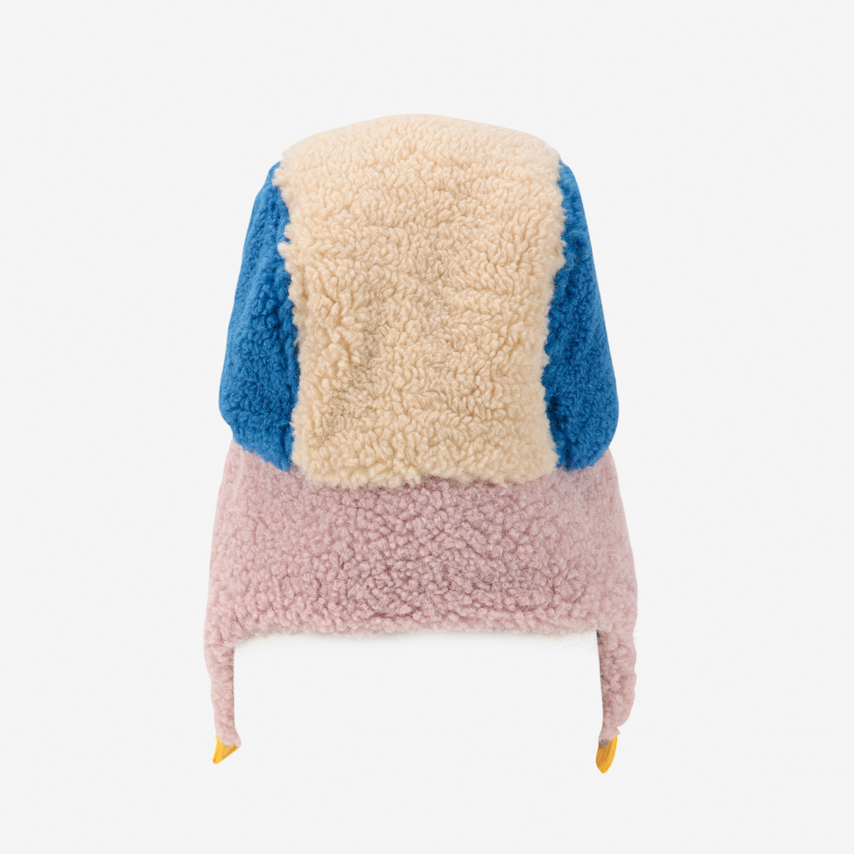 BOBO CHOSES - Bobo Choses color block sheepskin chapka