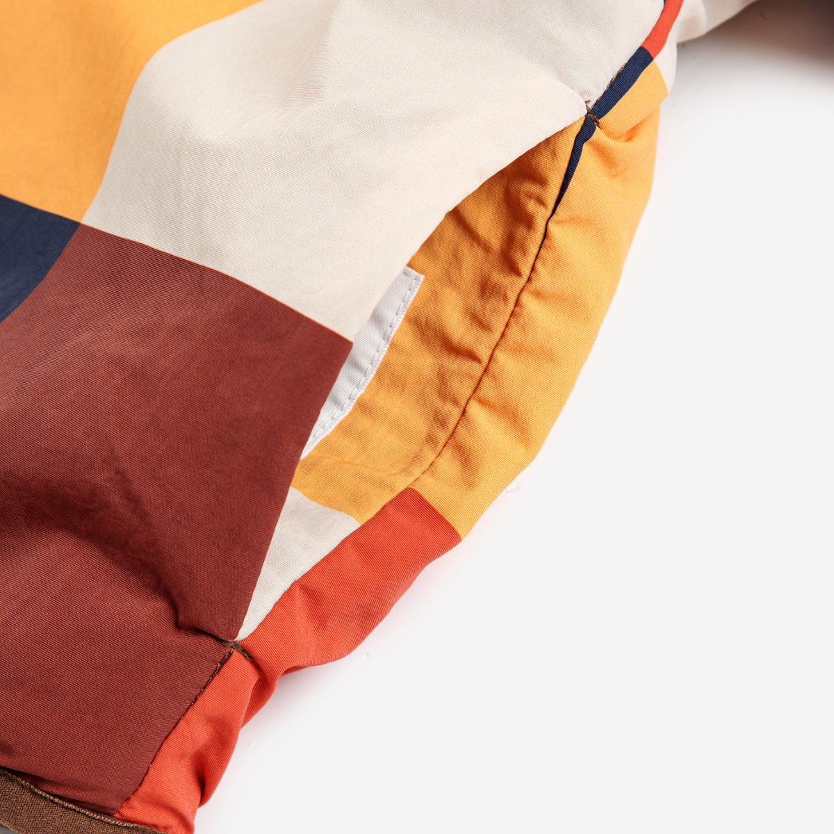 BOBO CHOSES - Multicolor Tiles reversible sheepskin jacket