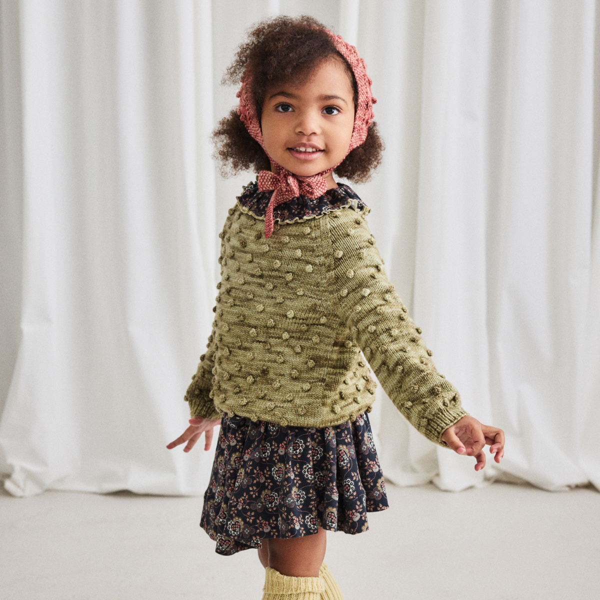 Misha&Puff - Popcorn Headwarmer<Prairie Rose>