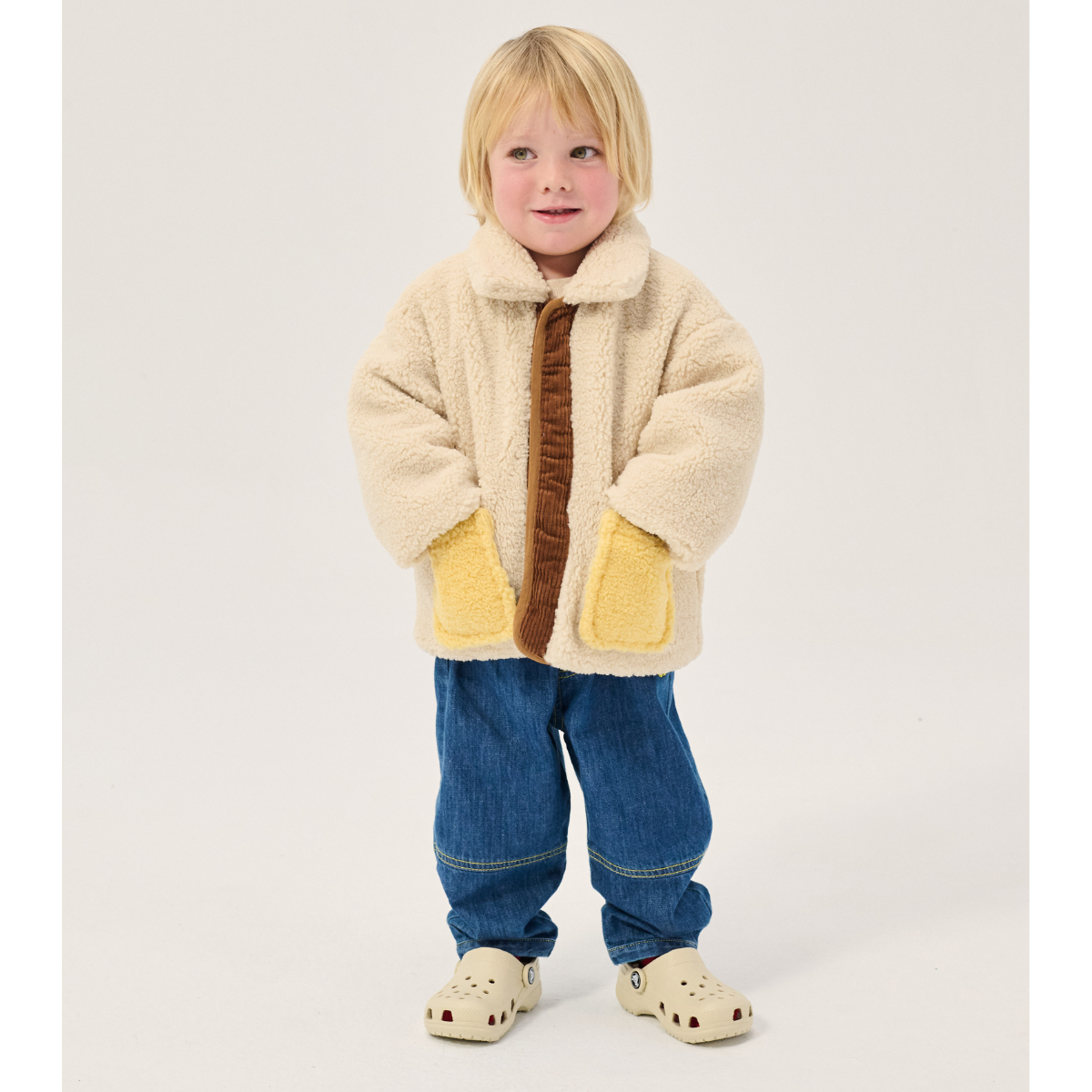 BOBO CHOSES - Taxi Saurus Tag baby denim pants