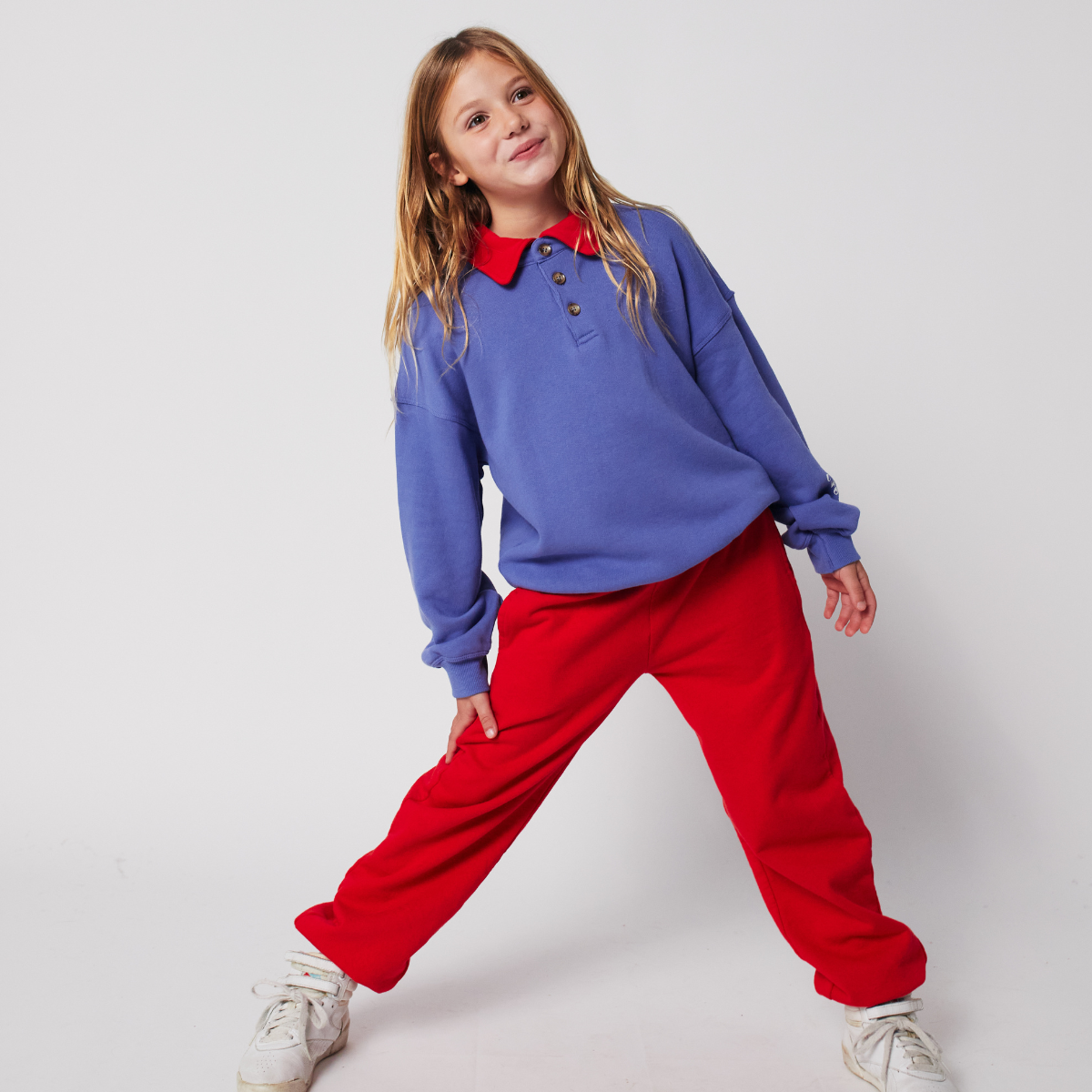 BOBO CHOSES - polo sweatshirt