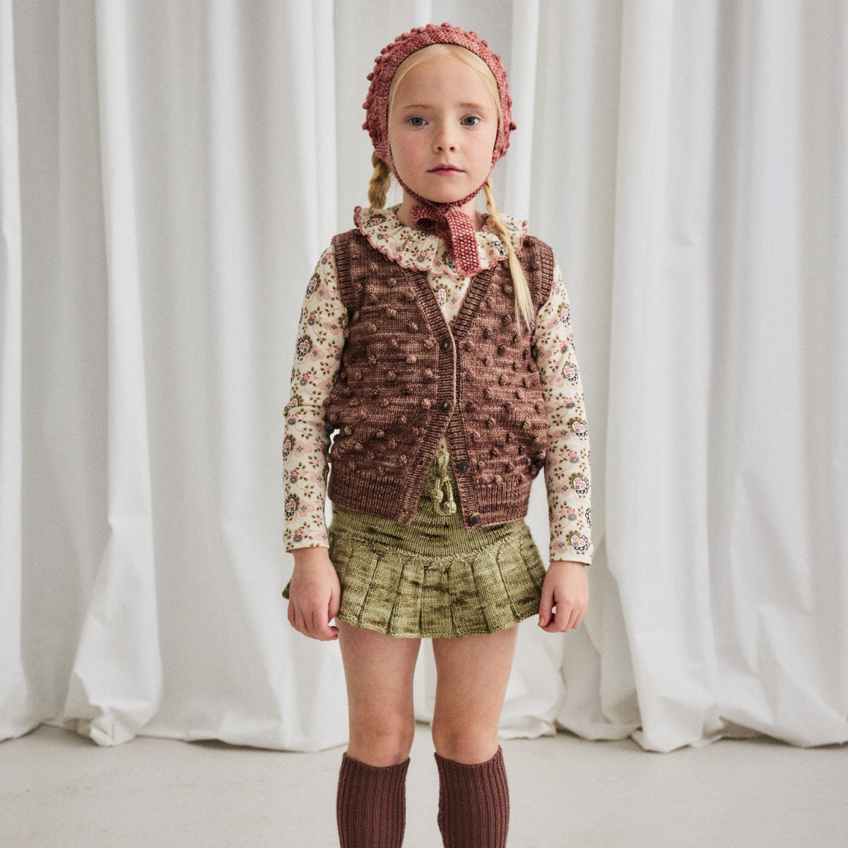Misha&Puff - Paloma Top<Sugar Calico Hearts>