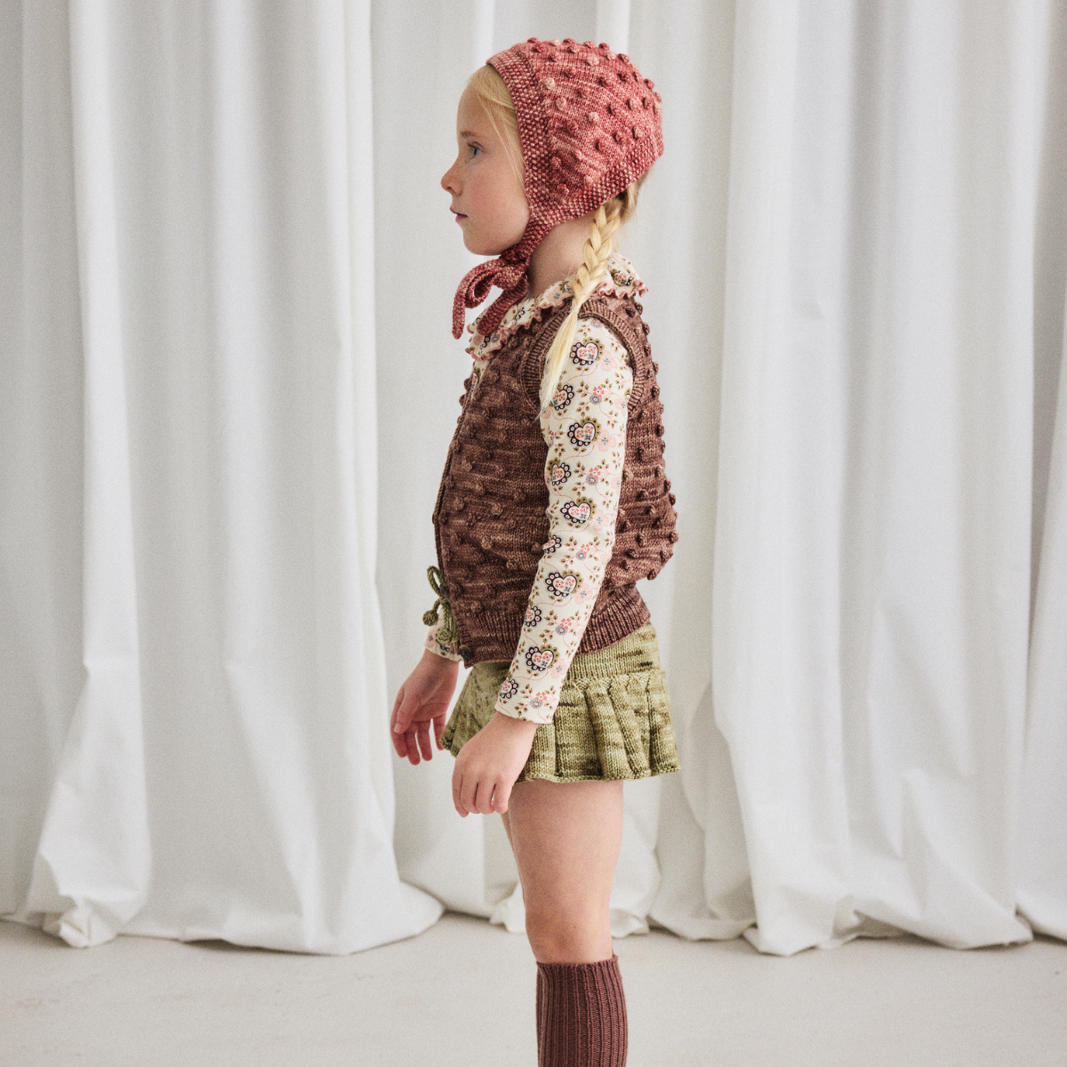 Misha&Puff - Popcorn Headwarmer<Prairie Rose>