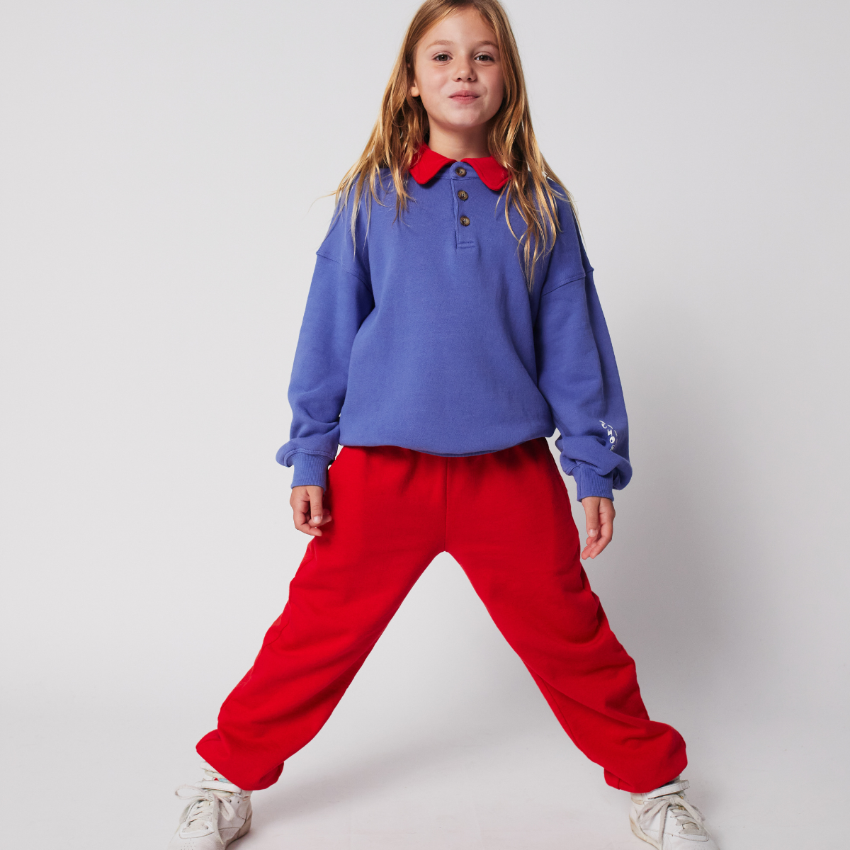 BOBO CHOSES - polo sweatshirt