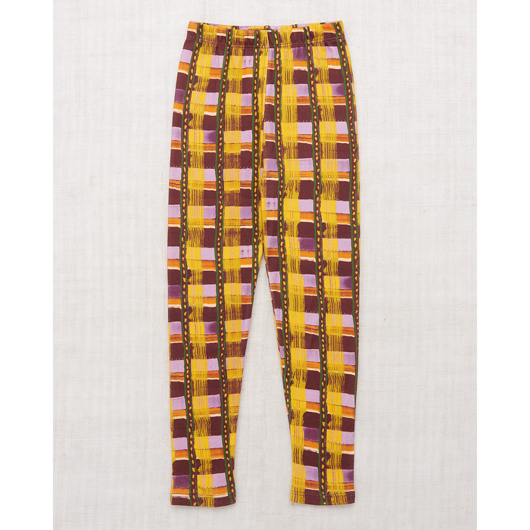 last one / 50%OFF / Misha&Puff - Legging<Plum Watercolor Plaid>