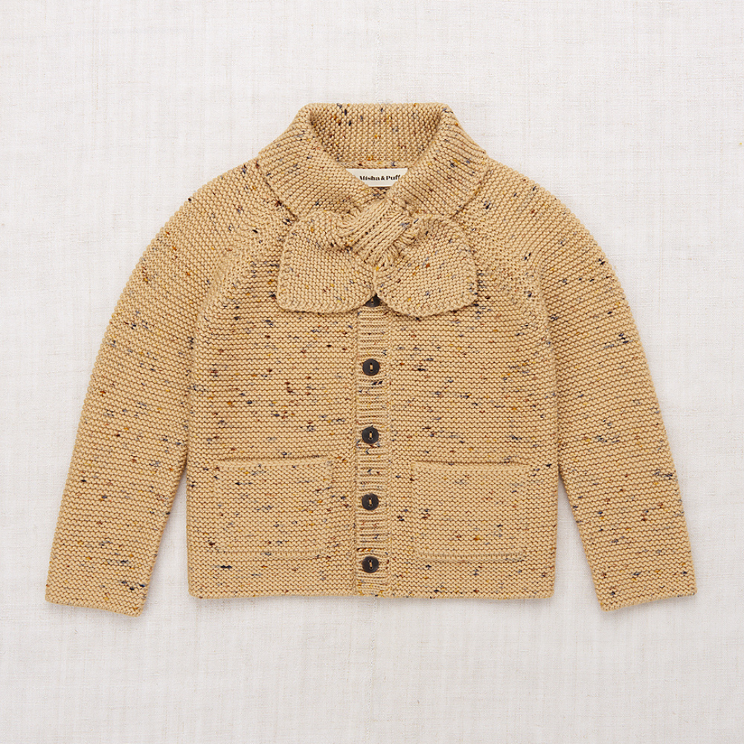 50%OFF / Misha&Puff - Scout Cardigan<Camel Confetti>