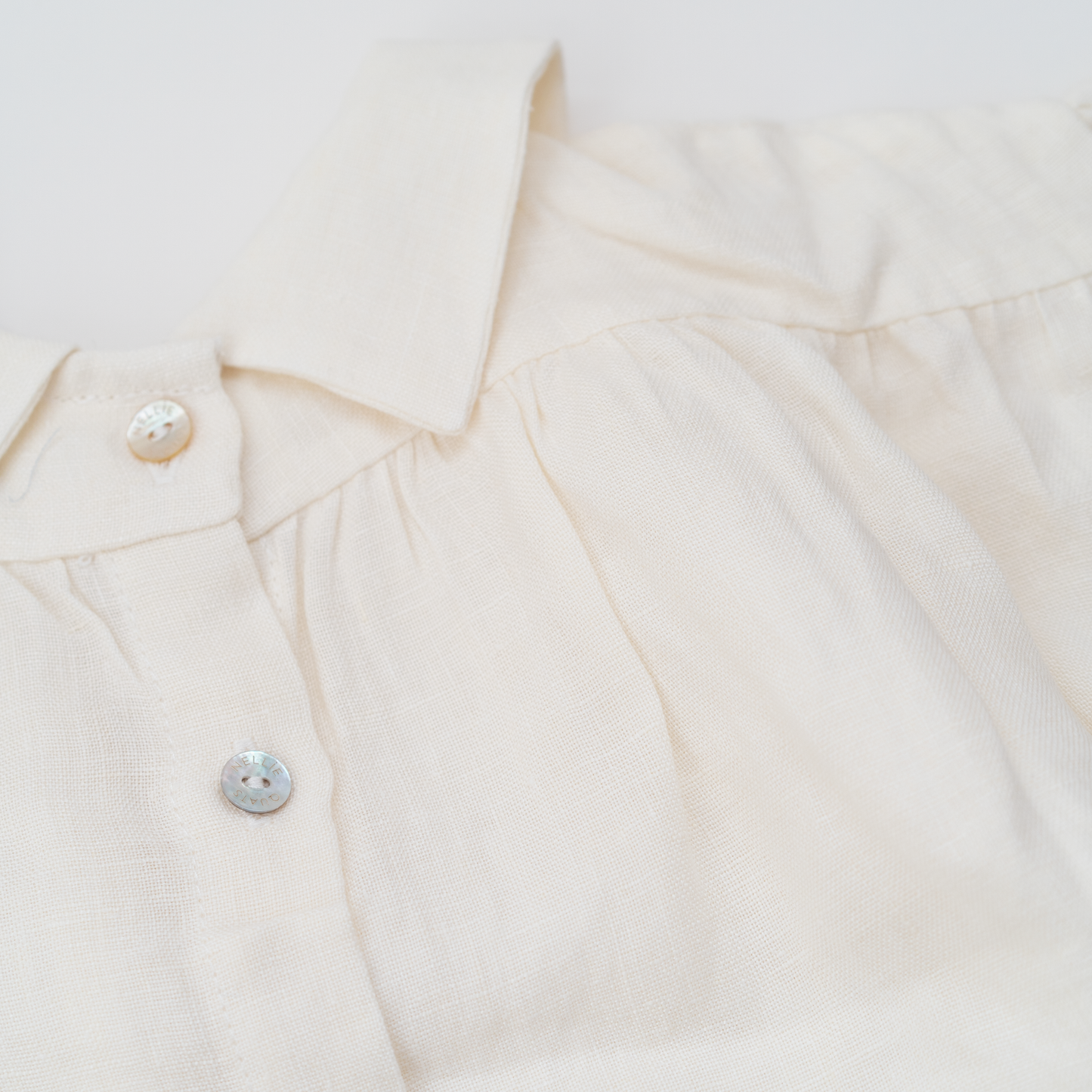 70%OFF / Nellie Quats - Duck, Duck, Goose Blouse <Milk Linen>