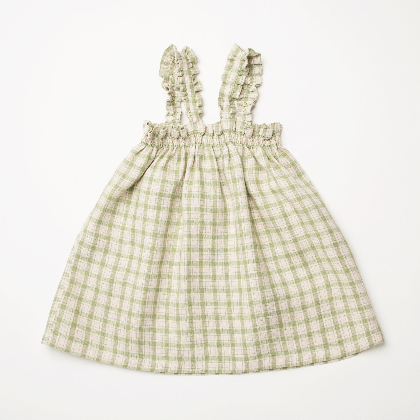 last one / 70%OFF / Nellie Quats - Daisy Chain Dress <Olive & Oat Check Linen>