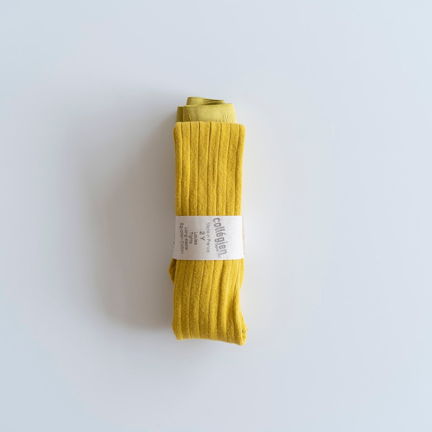 collegien - Louise - Ribbed Tights<Kiwi Doré>
