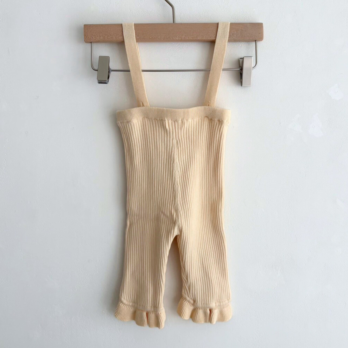 süß - Frilled Knit Unitard  ＜Ecru＞