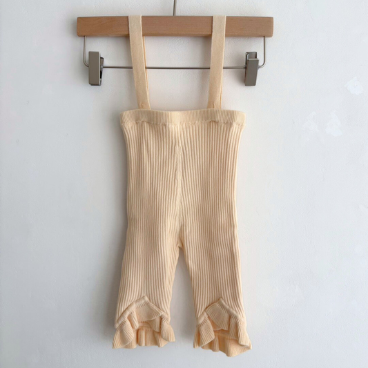 süß - Frilled Knit Unitard  ＜Ecru＞