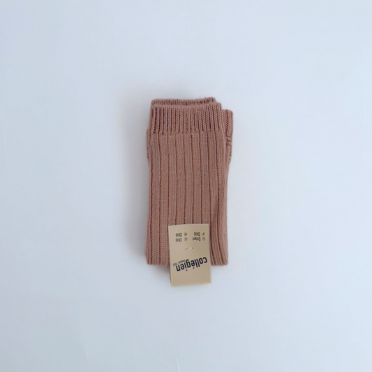 collegien - Hélène - Ribbed Merino Wool Legwarmers＜331 Vieux Rose＞