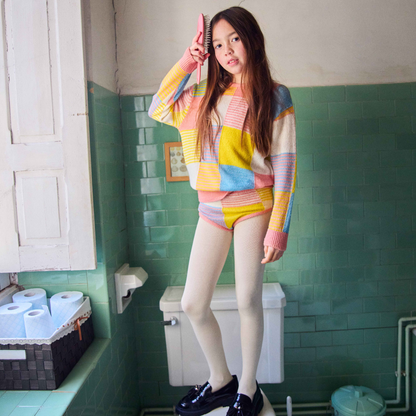 FISH&KIDS - PATCHWORK PASTELS SWEATER