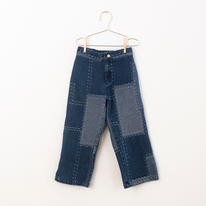 FISH&KIDS - DENIM PATCHWORK PANTS – treats and room