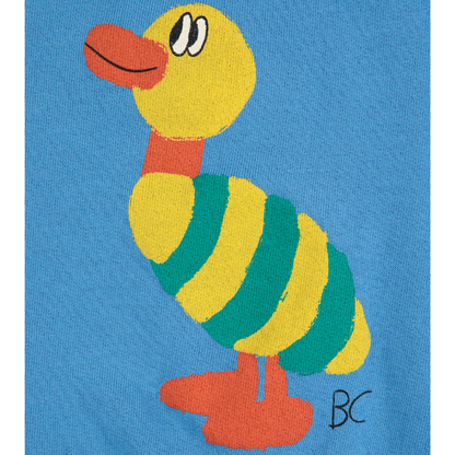 BOBO CHOSES - Striped Duck sweatshirt