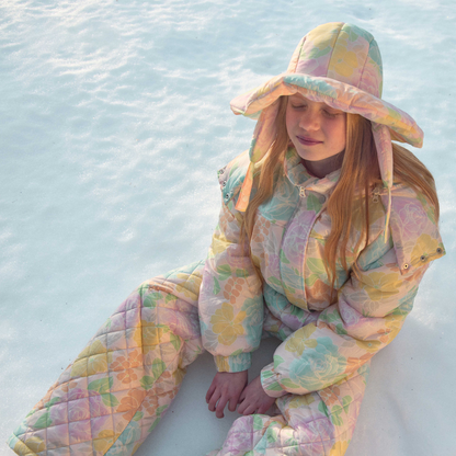 FISH&KIDS - PASTELS FLOWERS SKI PANTS