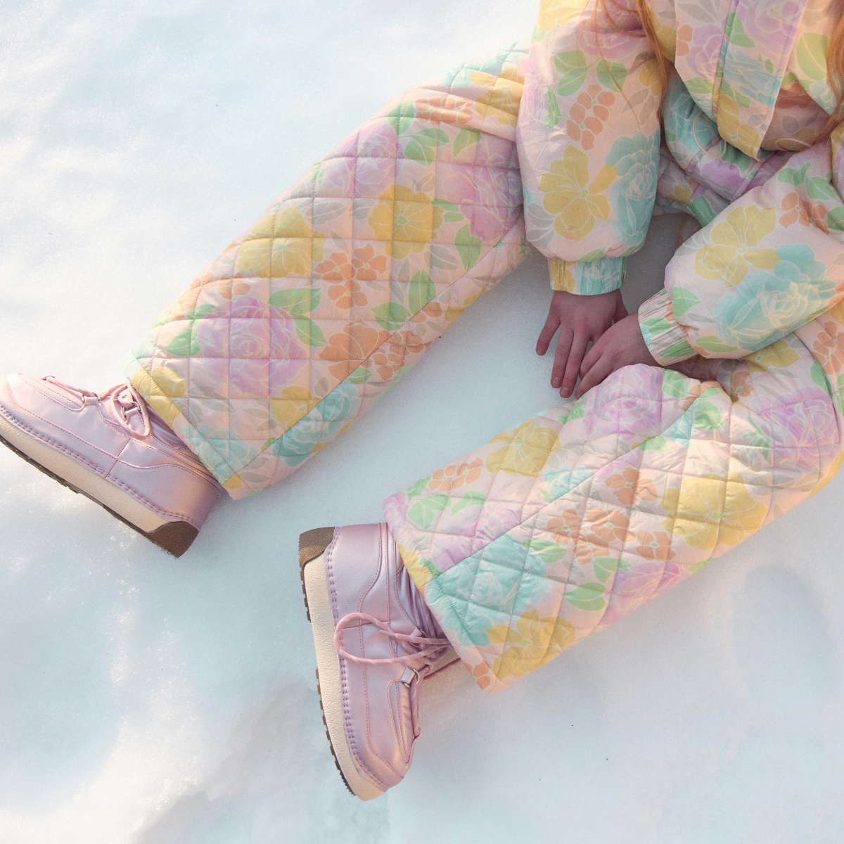 FISH&KIDS - PASTELS FLOWERS SKI PANTS – treats and room