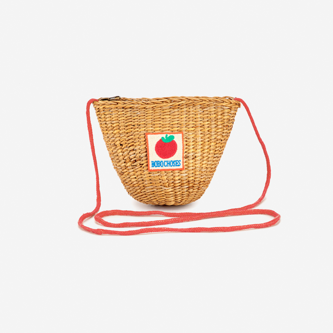 BOBO CHOSES - BC Tomato Patch raffia hand bag