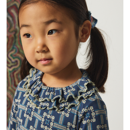 Misha&Puff - SWEETHEART TOP ＜MOONLIGHT RAILROAD FLORAL＞